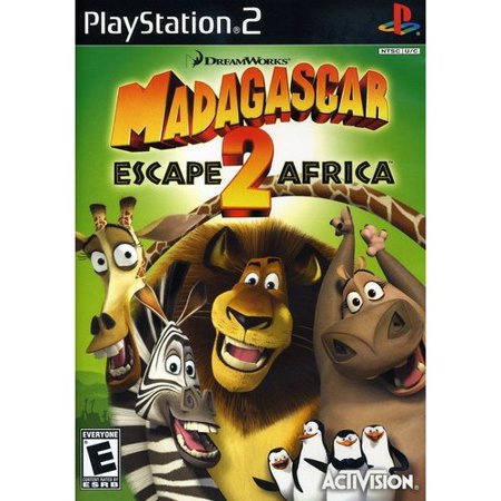 🔥PS2 CD DVD Games🔥 DreamWorks Madagascar - Escape 2 Africa , Dvd game ...