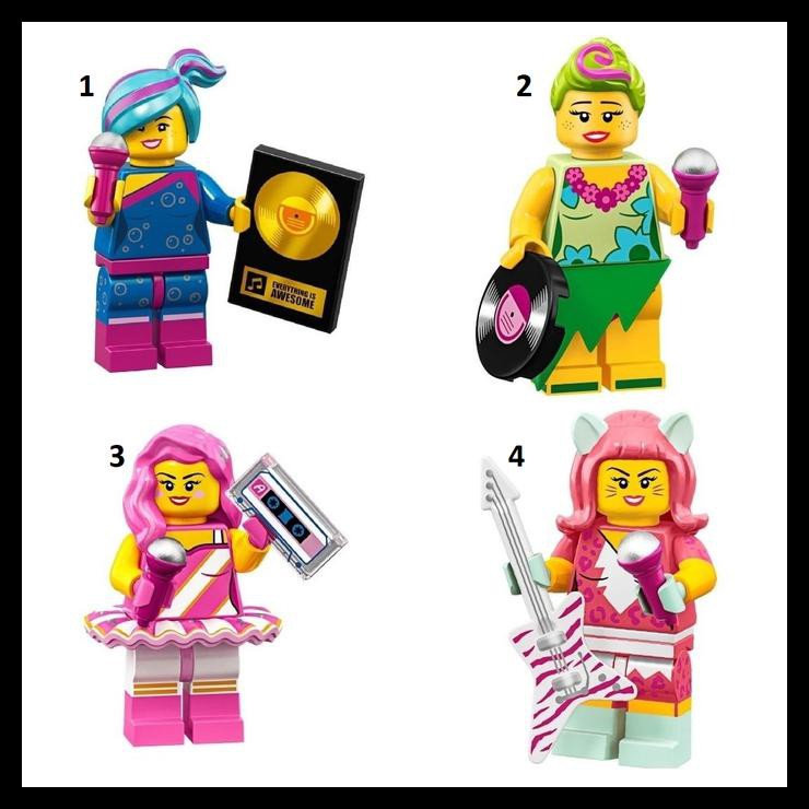 Lego MINIFIGURE femmina Candy Rapper super star -  Italia