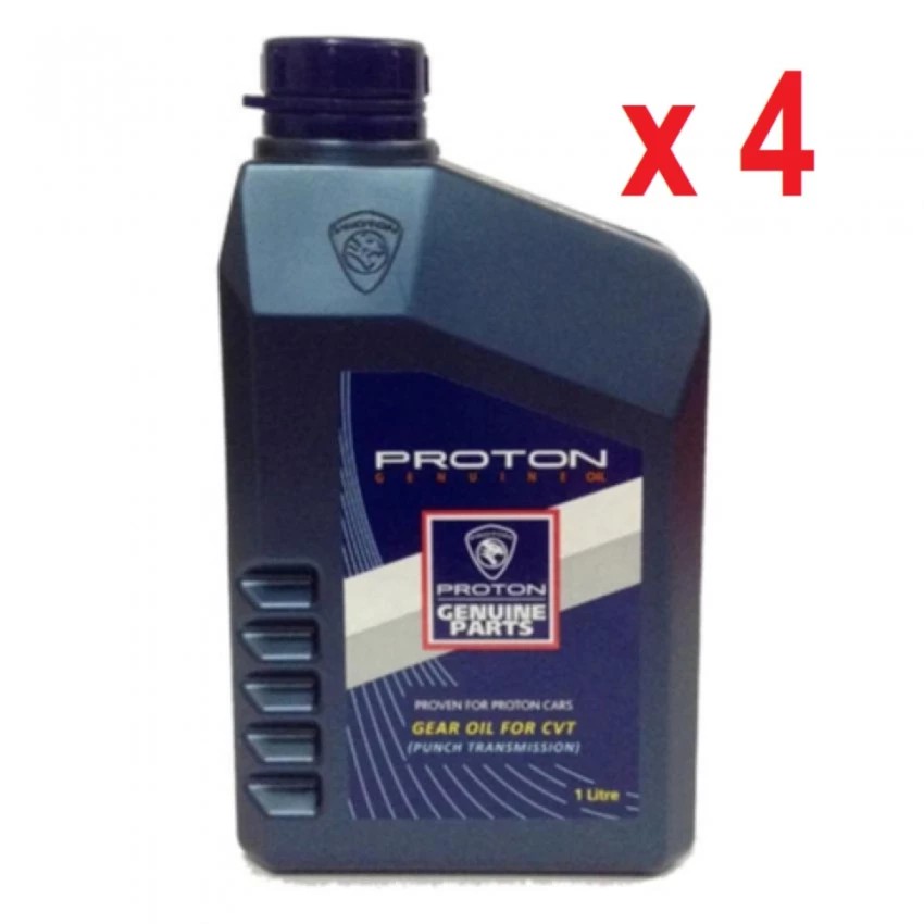 ORIGINAL PROTON CVT Oil Auto Transmission Fluid 1 Liter (4 bottles