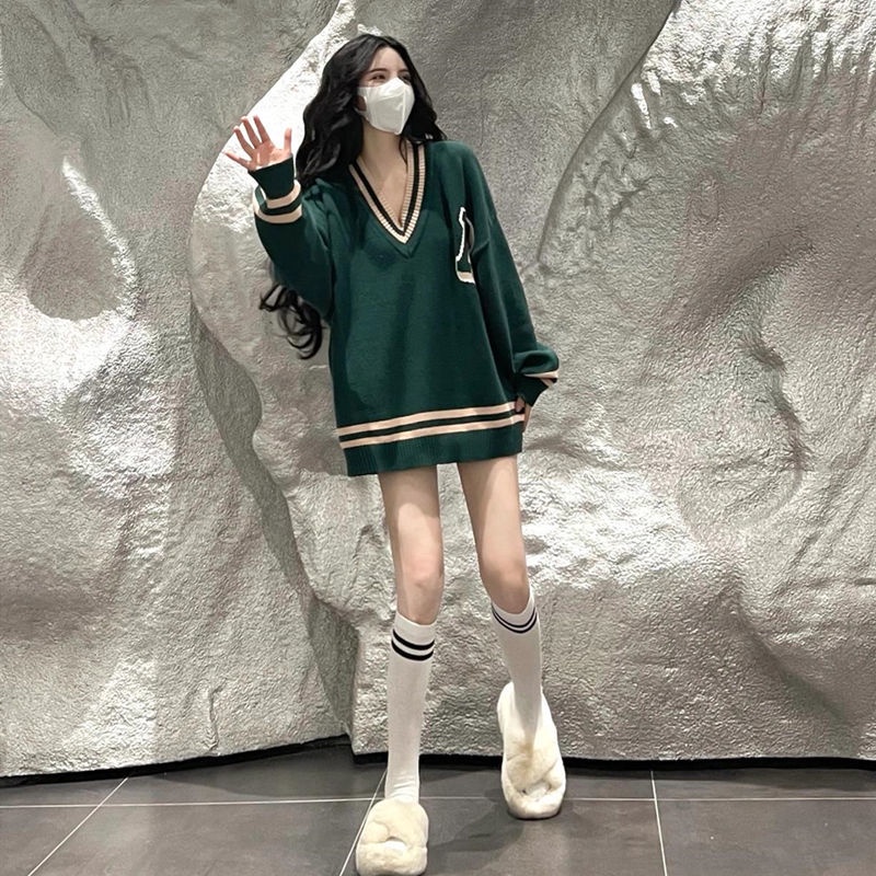 Ready Stock Women's Jacket Baju Raya Retro Loose Student Top | Shopee ...