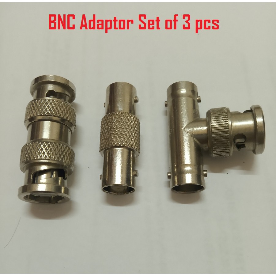 Promall BNC Adapter Connector Converter (Set of 3 pcs) (Local Ready