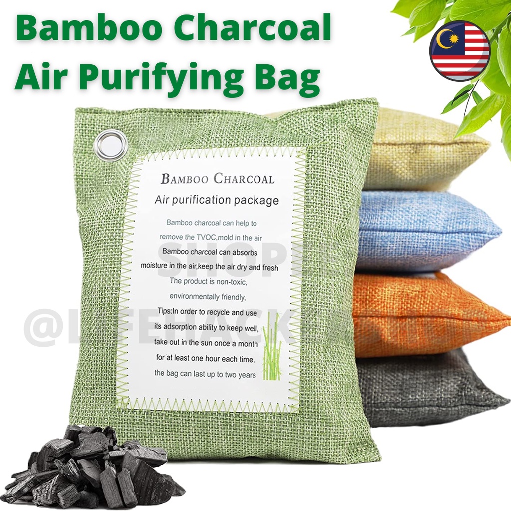 Local Ready Stock Bamboo Charcoal Air Purifier Odor Absorbing Bags