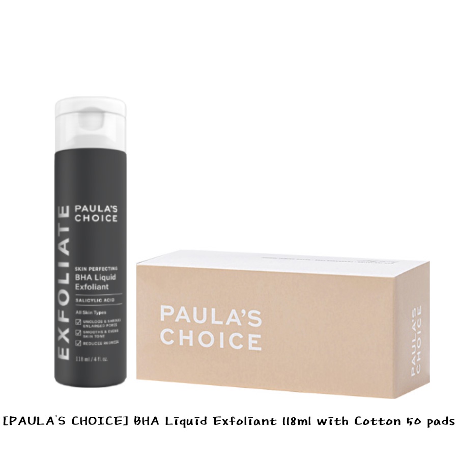 [PAULA'S CHOICE] BHA Liquid Exfoliant 118ml with Cotton 50 pads