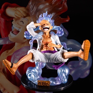 28cm Anime One Piece Figure Sun God Nika Gear 5 Luffy PVC Action Figurine  Monkey D Luffy Statue Collectible Model Doll Toys