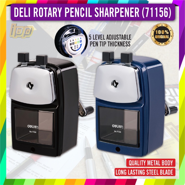 Deli High Quality Metal Rotary Pencil Sharpener Long Lasting Steel ...