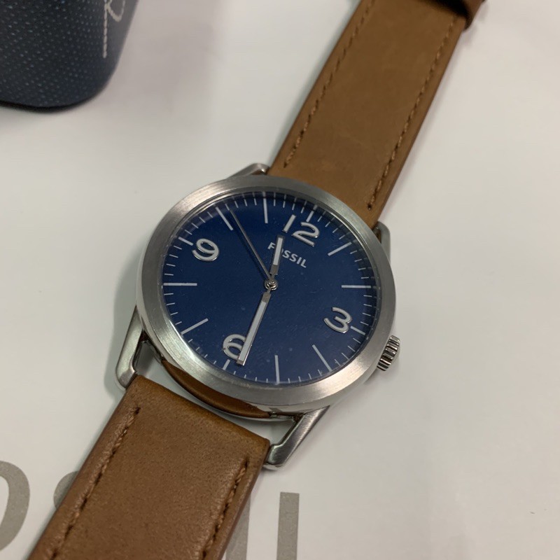 FOSSIL BQ2304 MENS LEATHER STRAP Shopee Malaysia