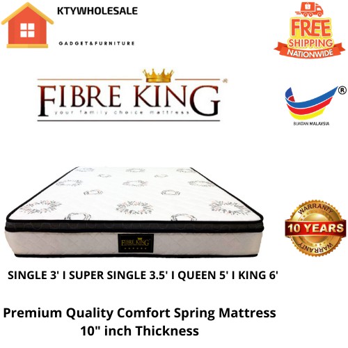 Fibre king outlet mattress