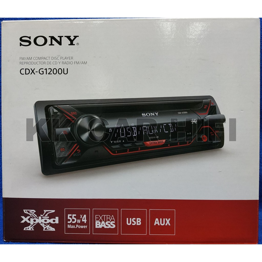 SONY CDX-G1200U CD PLAYER | Shopee Malaysia