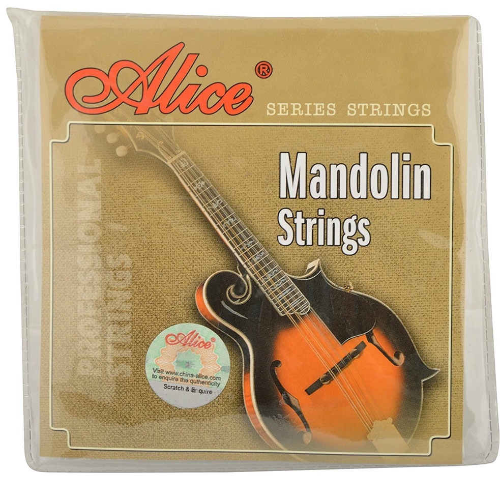 Set 5 Corde Per Mandolino Alice - Acciaio Placcato Con Rivestimento In Lega Di Rame - Foto 3