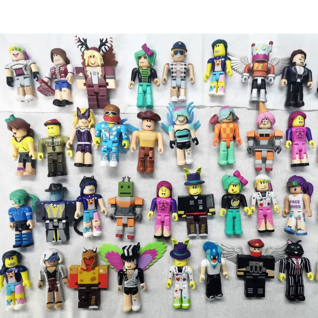 Virtual World Games Roblox Building Blocks Robot Model Action Figure ...