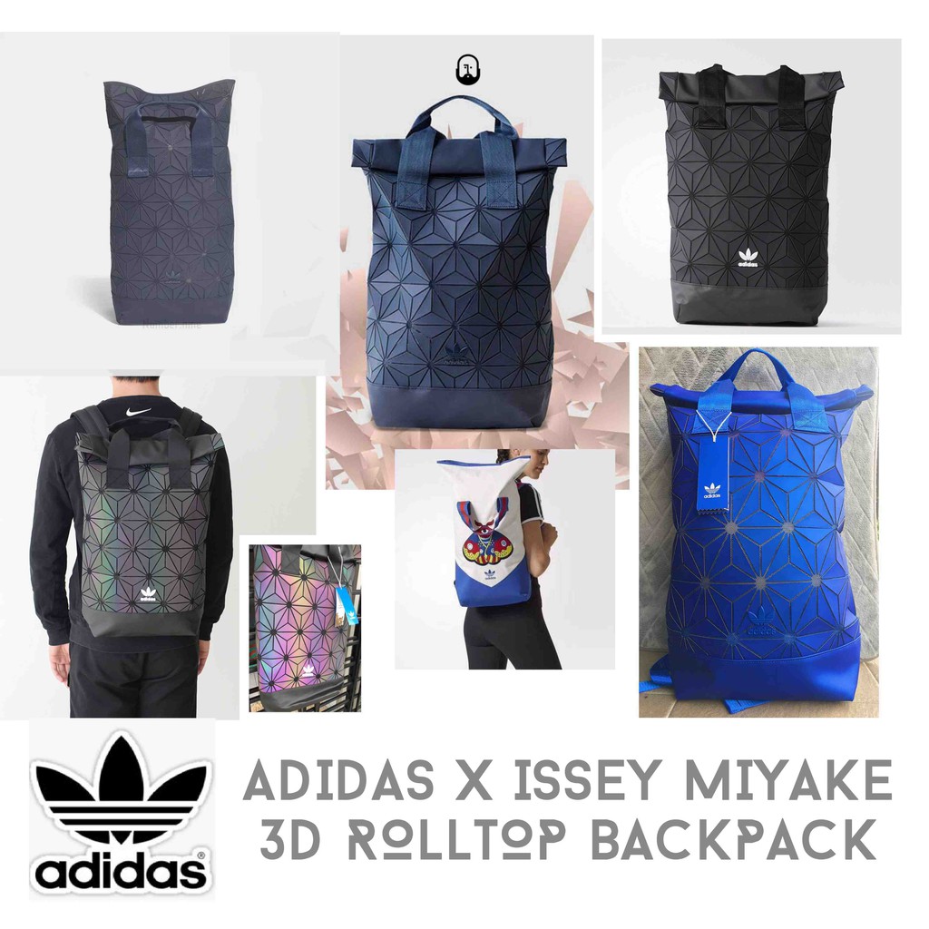 Adidas 3d mesh roll cheap up backpack x issey miyake