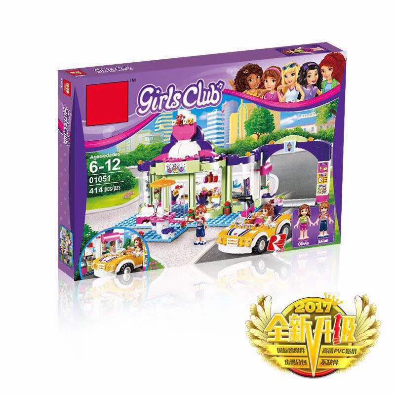 Lepin 01051 Friends Heartlake Frozen Yogurt Shop Shopee Malaysia