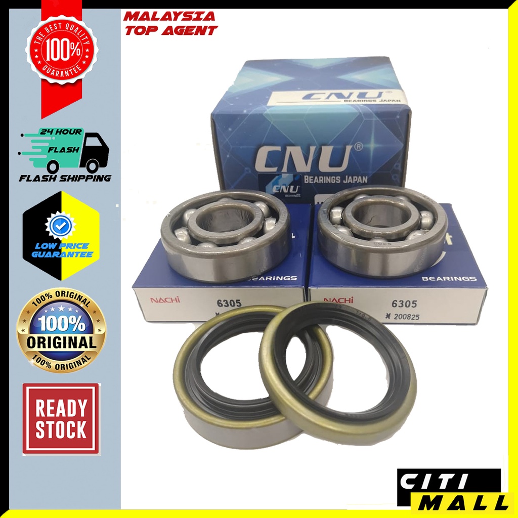 kancil 850 660 front and rear bearing belakang depan nachi or cnu kit