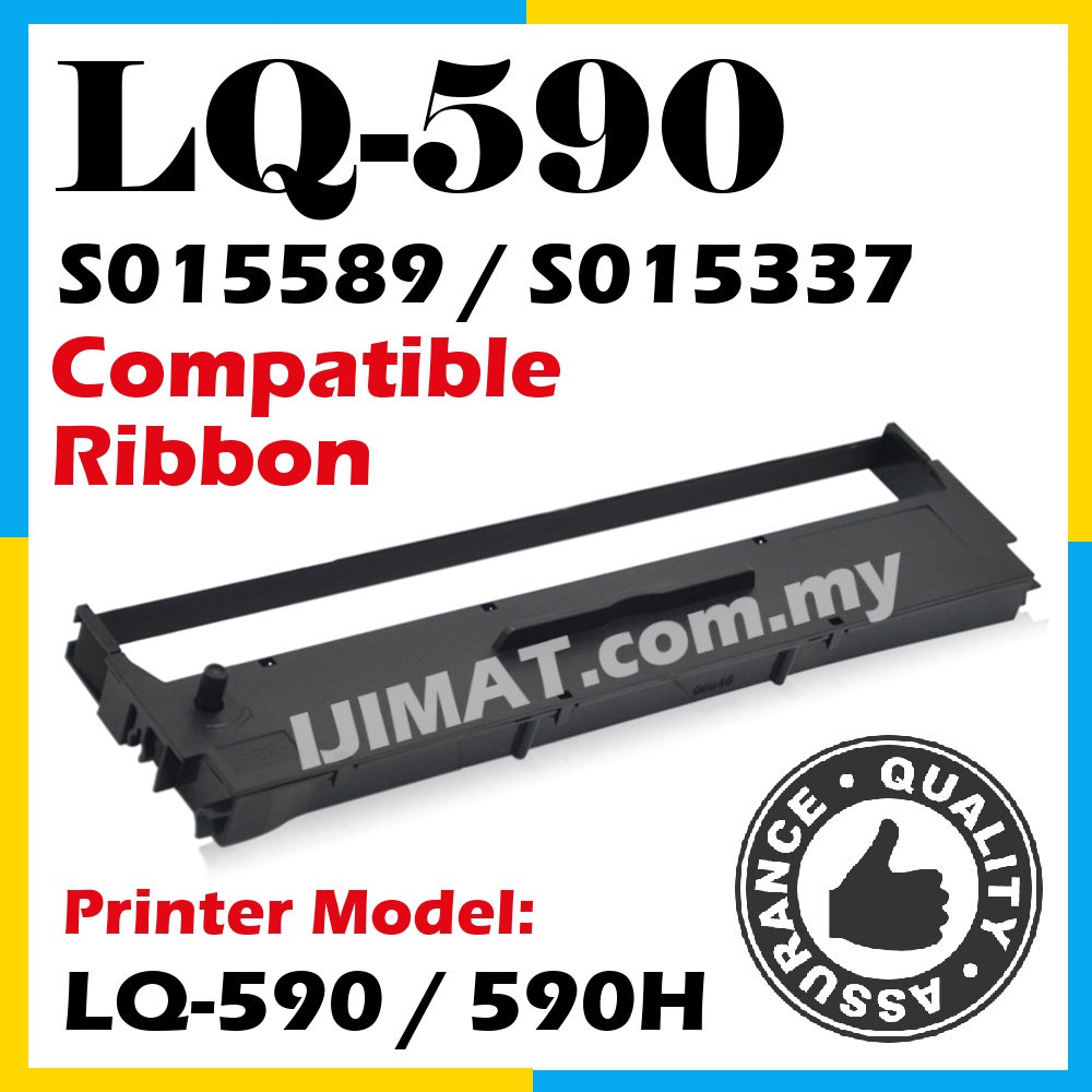 Compatible Epson Lq590 Lq590h Lq 590 Lq 590h Lq590 Lq 590ii Lq 590iin Printer Ribbon S015589 1787