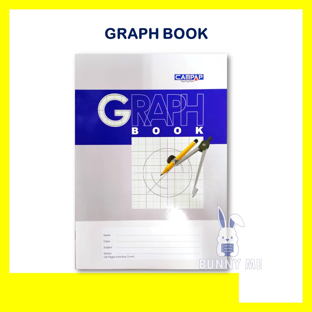 GRAPH BOOK A4 36'S 60GSM CA3523 | Shopee Malaysia