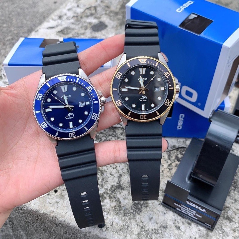 100 ORIGINAL CASIO MARLIN DURO MDV106 RUBBER STRAP 1 YEAR WARRANTY Shopee Malaysia