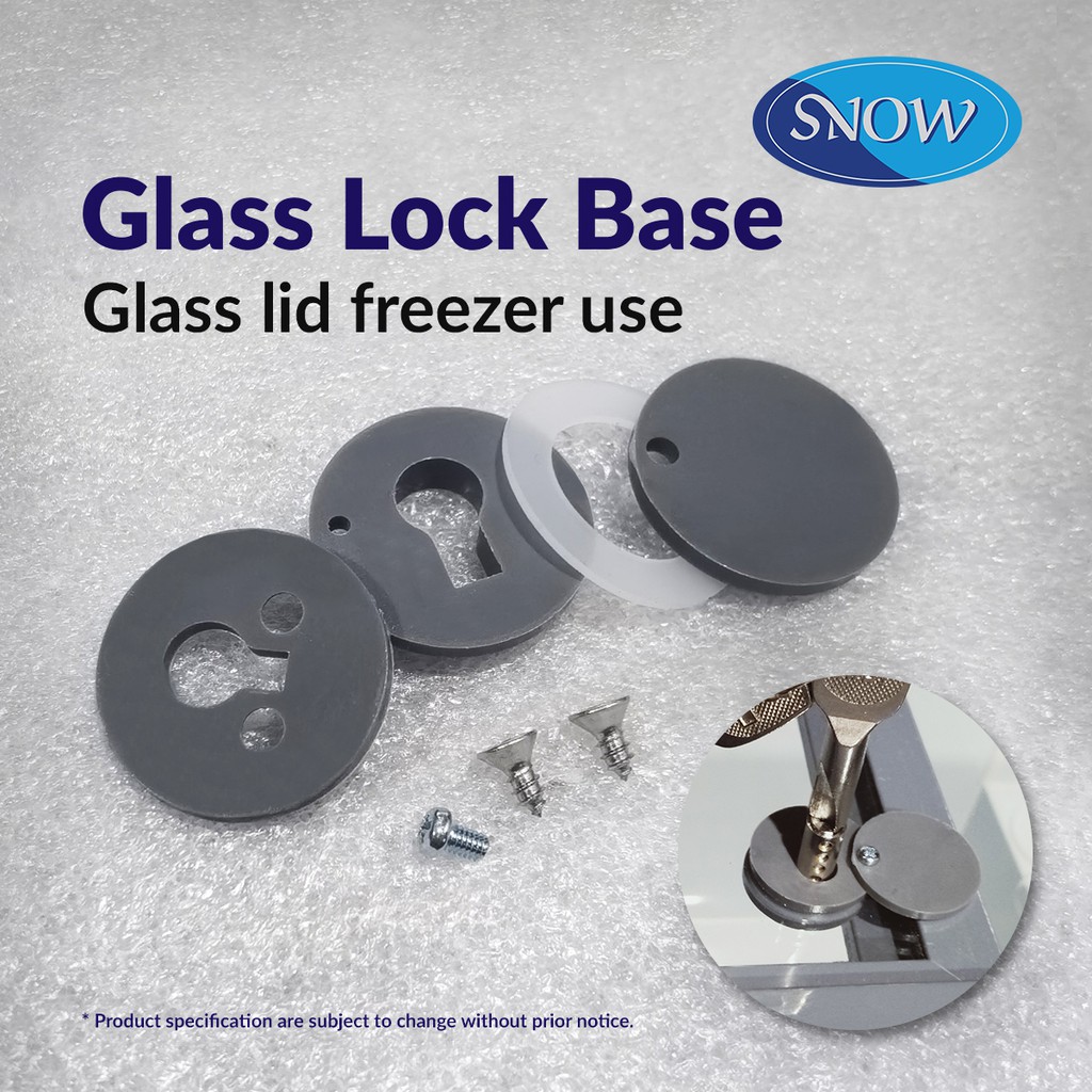 SNOW GLASS LOCK BASE (GLASS LID FREEZER USE) | Shopee Malaysia