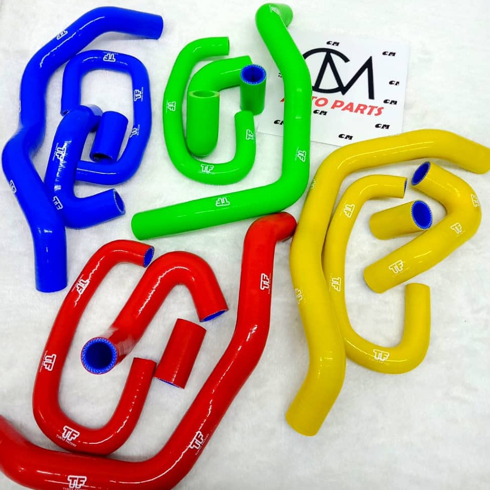 SILICONE 5LAYER RADIATOR HOSE FULL SET ORIGINAL TF THAILAND - PERODUA ...