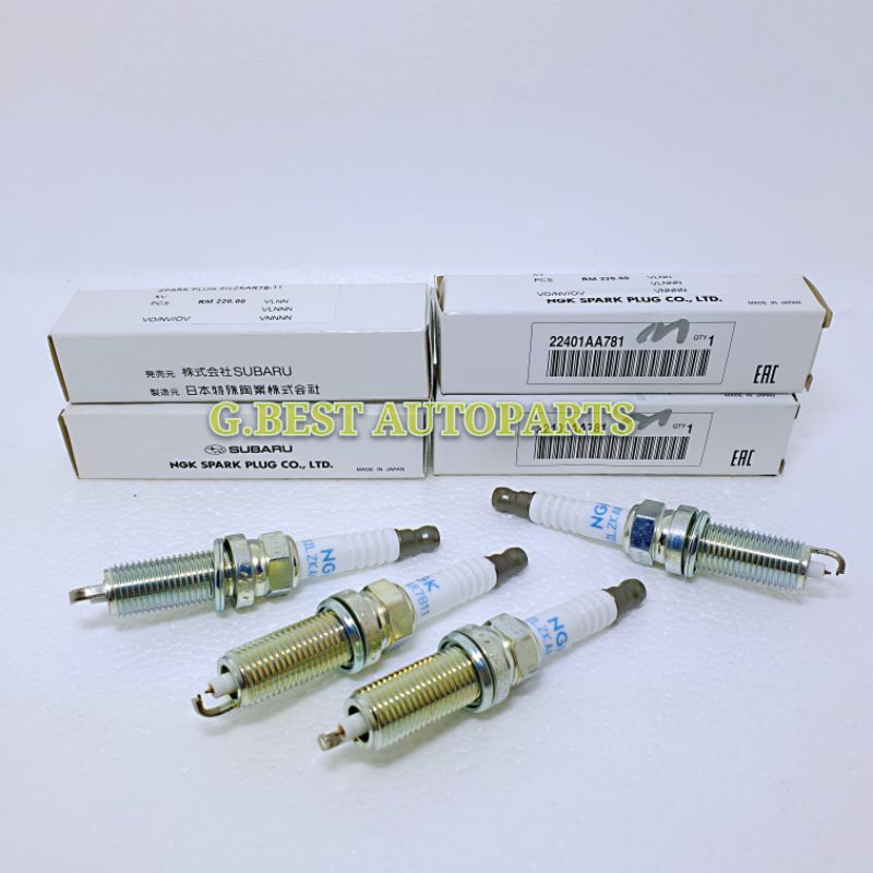 100% ORIGINAL SUBARU XV SPARK PLUG 22401-AA781 1SET 4PC | Shopee Malaysia