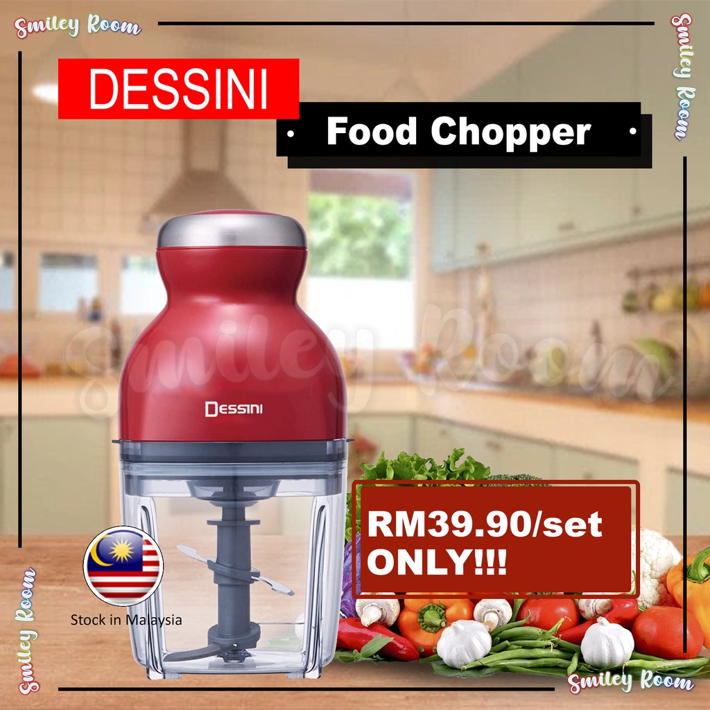 [Ready Stock] DESSINI Food Chopper + Mixer / DESSINI搅拌机 Shopee Malaysia