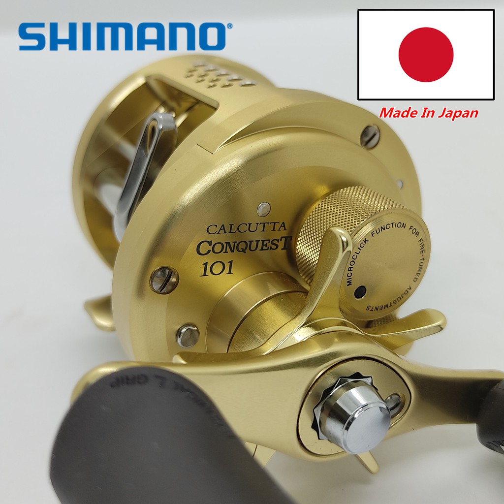 SHIMANO CALCUTTA CONQUEST 101 | MESIN JAPAN | JAPAN REEL | Shopee