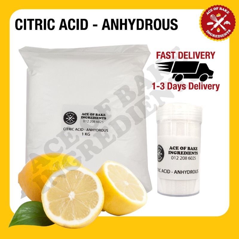 Citric Acid Food Pharmaceutical Grade Gred Makanan Farmaseutikal