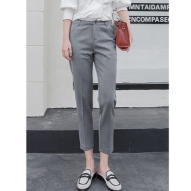 Grey slack hot sale pants