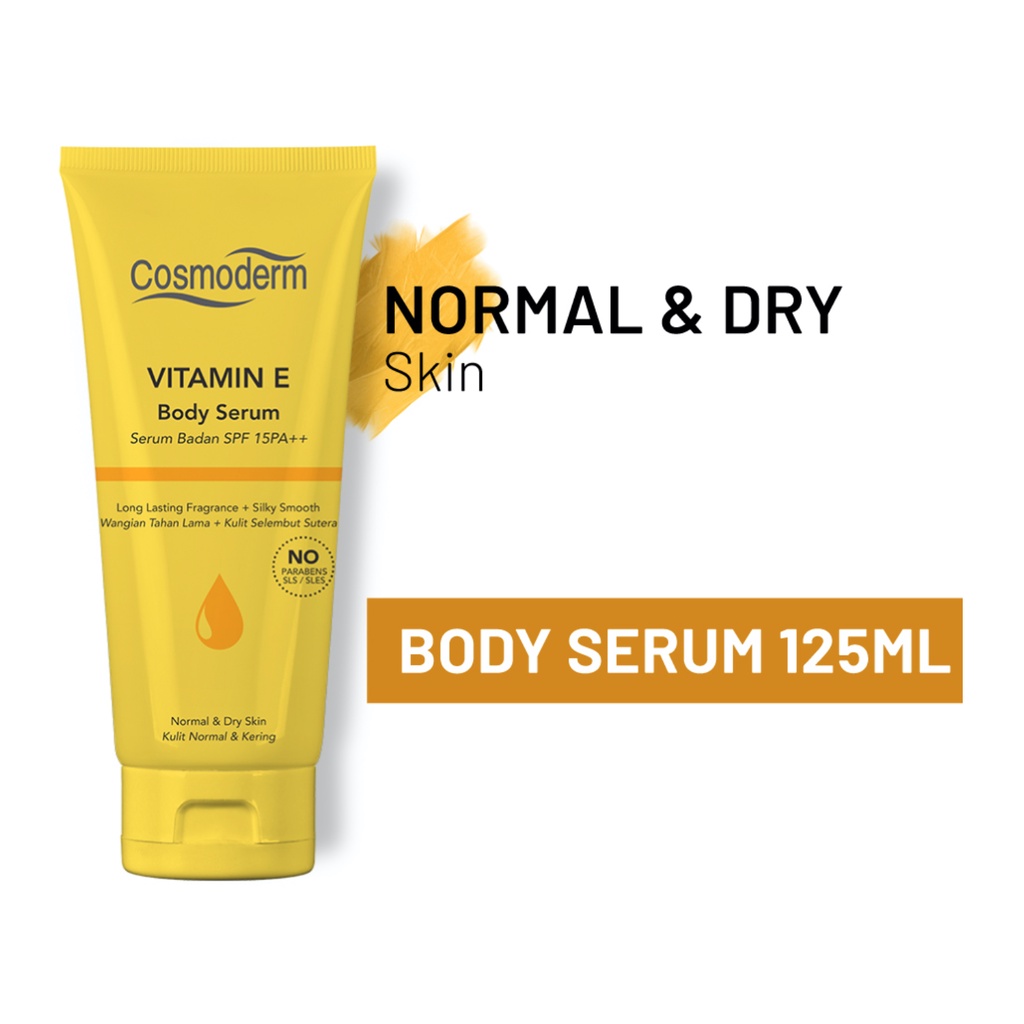 Cosmoderm Vitamin E Body Serum 125ml Shopee Malaysia