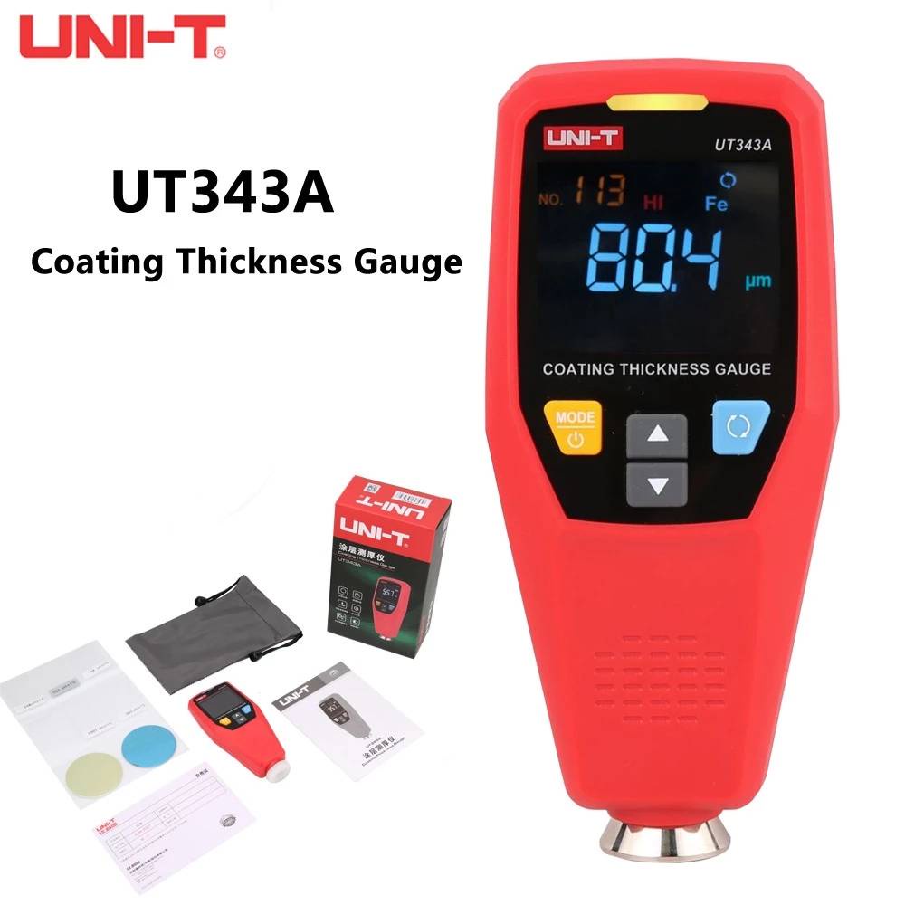 UNIT UT343A Digital Backlight LCD Film Thickness Gauge Automotive