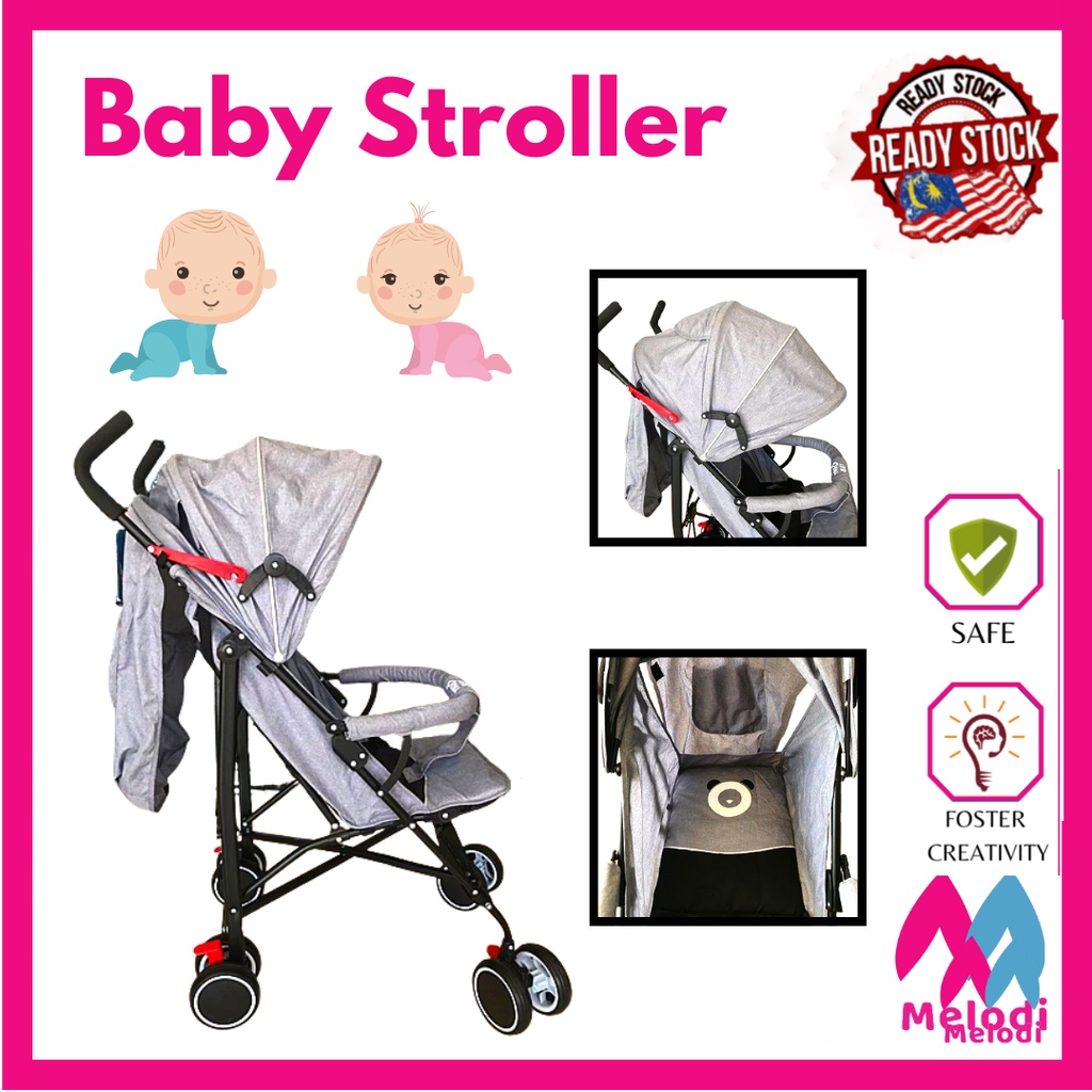 😍READY STOCK😍 Foldable Lightweight Baby Stroller | Shopee Malaysia