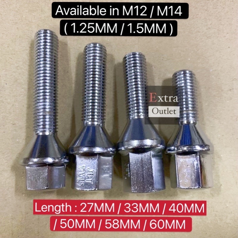 Mercedes Skru bolt VW Audi Alfa Lug Bolts Nut Wheel Lock Nut Screw