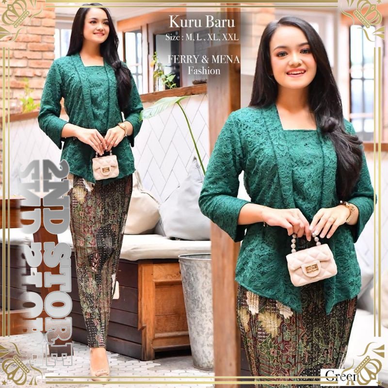 NEW KUTU KEBAYA SET/ MODERN KEBAYA/ PARTY KEBAYA/ GRADUATION KEBAYA ...