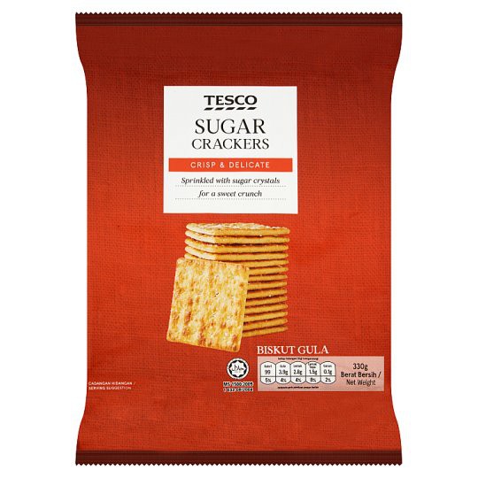 Tesco Sugar Crackers 330g Shopee Malaysia