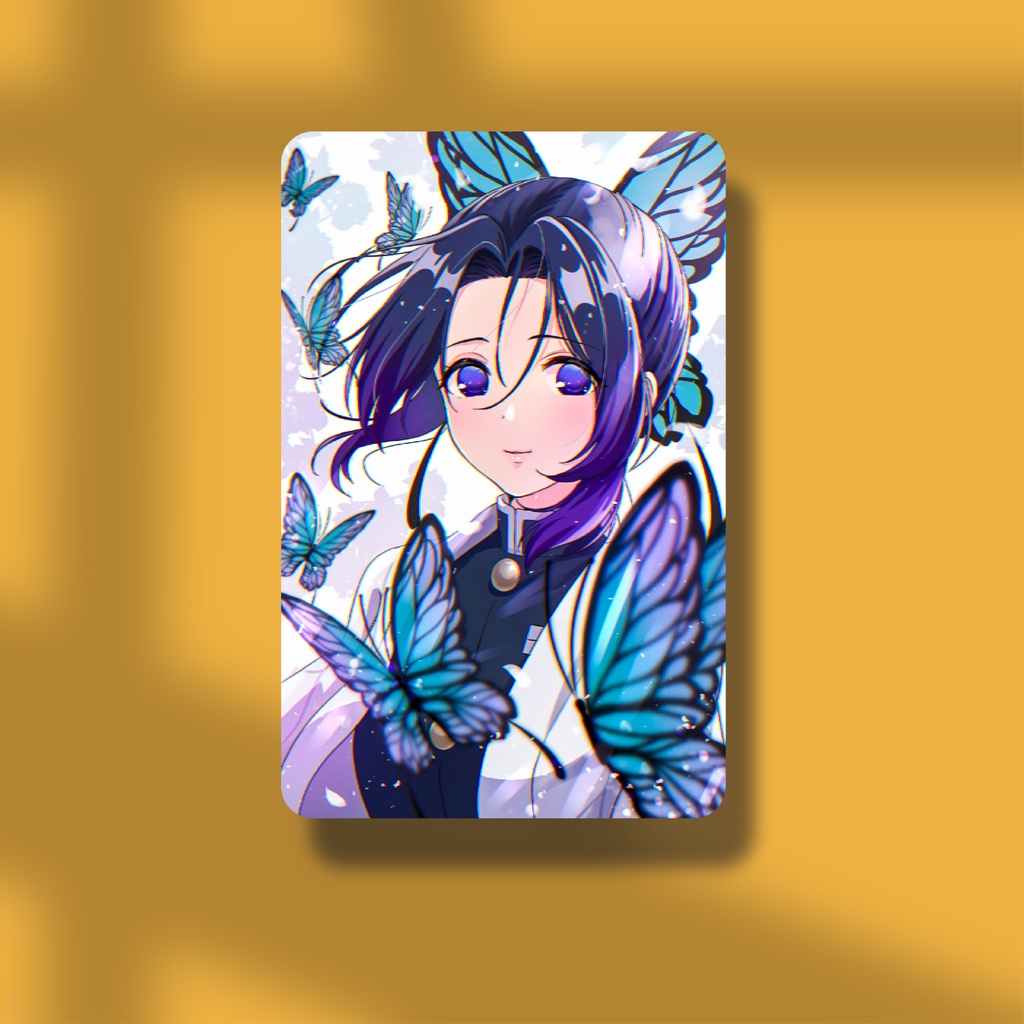 [ PHOTOCARD ] Anime Shinobu Kocho Demon Slayer Rounded Corner Card ...