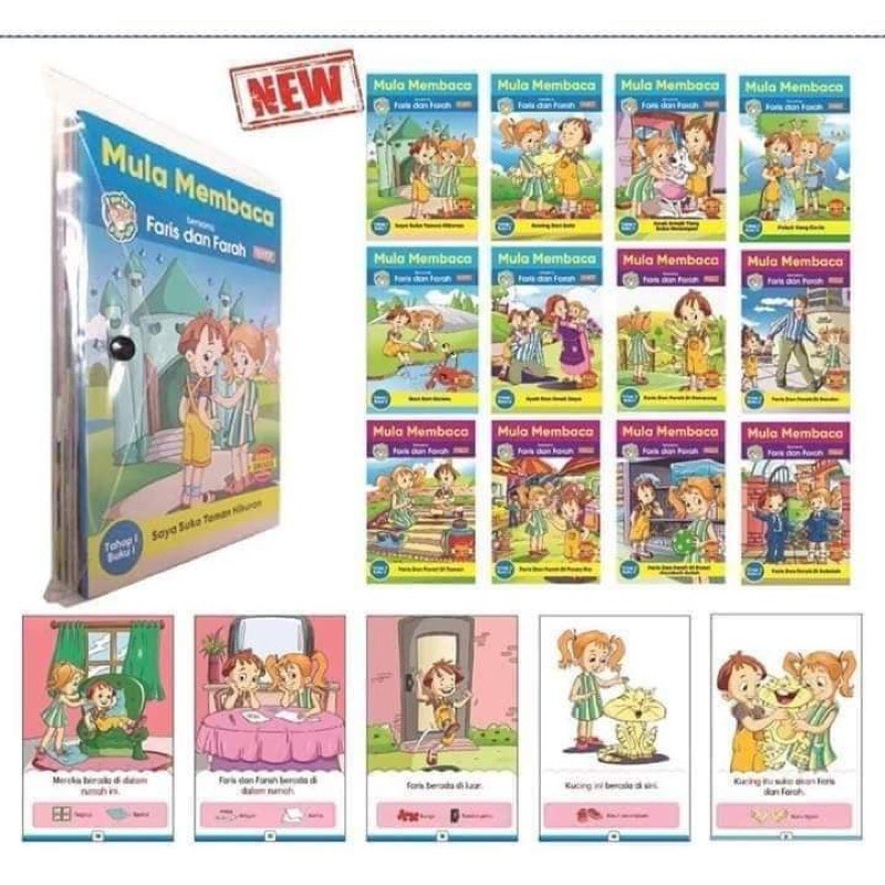 SET BACAAN FARIS DAN FARAH (12 Buah Buku) | Shopee Malaysia