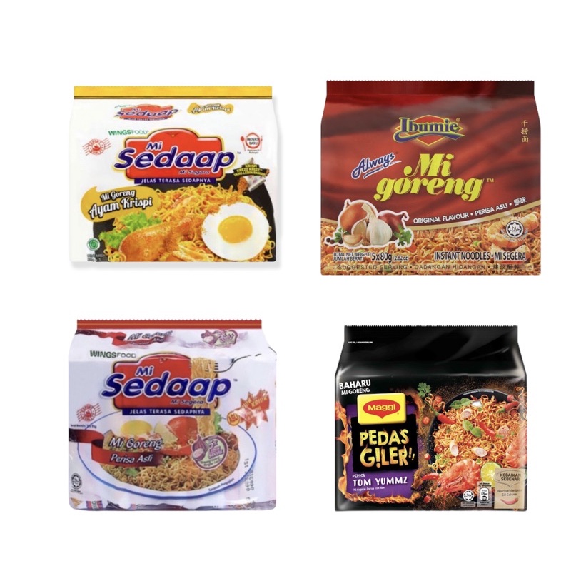 Mi Sedap Sedaap Mee Sedap Goreng Asli Tomyam Maggi Pedas Giler Mi