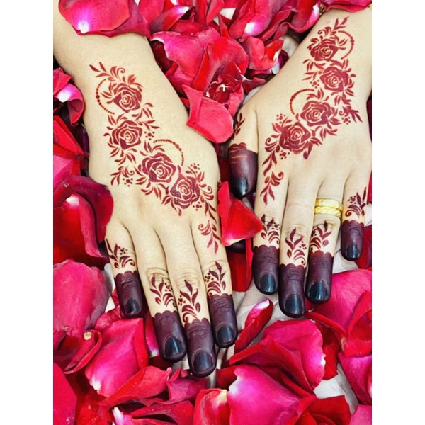 STICKER INAI CORAK ROSE by heynadaynight (tidak termasuk inai) | Shopee ...