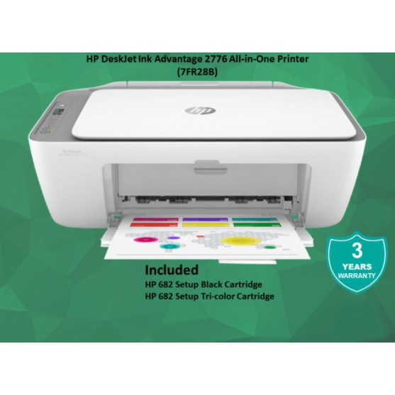 Hp Deskjet Ink Advantage 2777 All In One Printer Wifi Print Scan Copy Wireless Shopee Malaysia