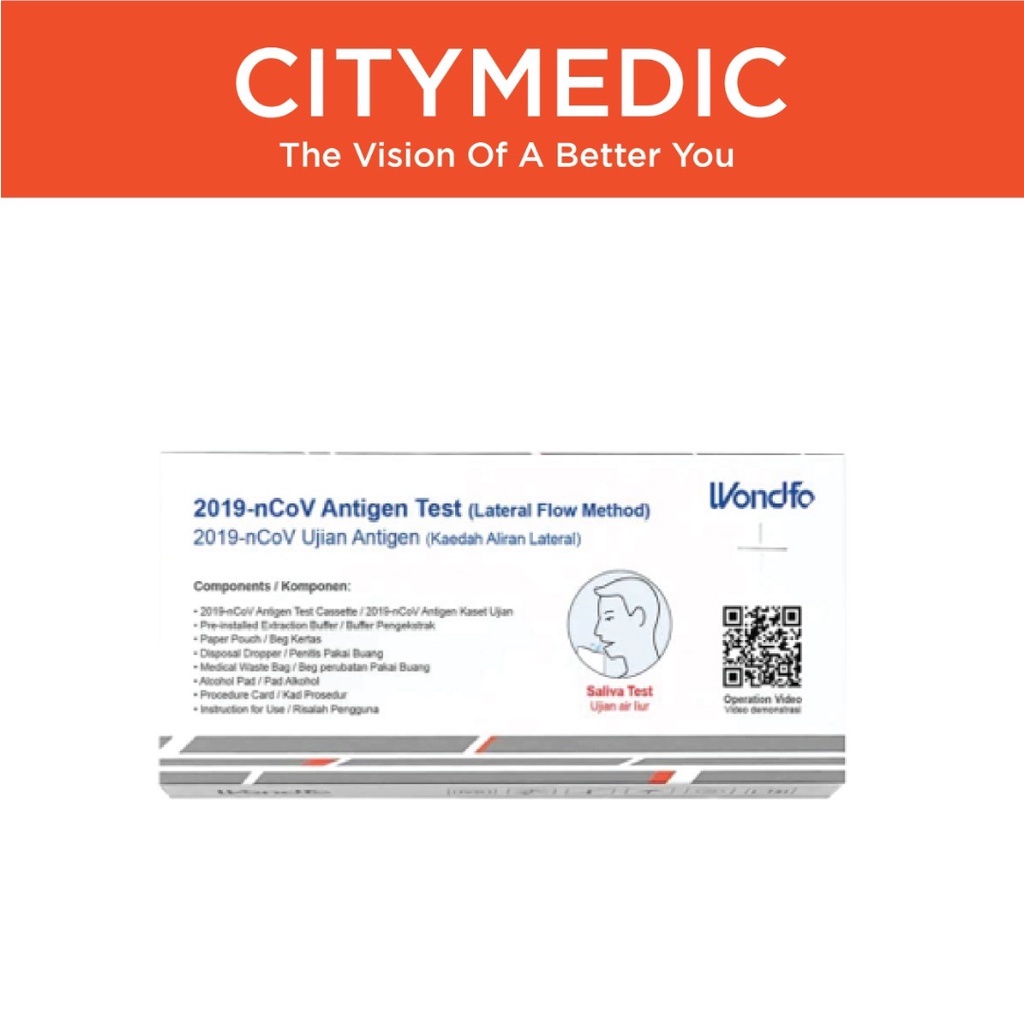 Wondfo COVID19 Saliva Kit (1's) Shopee Malaysia