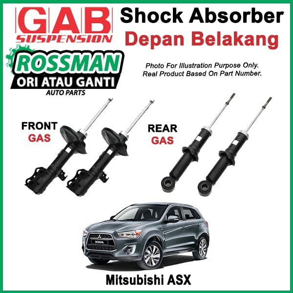 Mitsubishi ASX Original GAB Premium Absorber Set | Shopee Malaysia