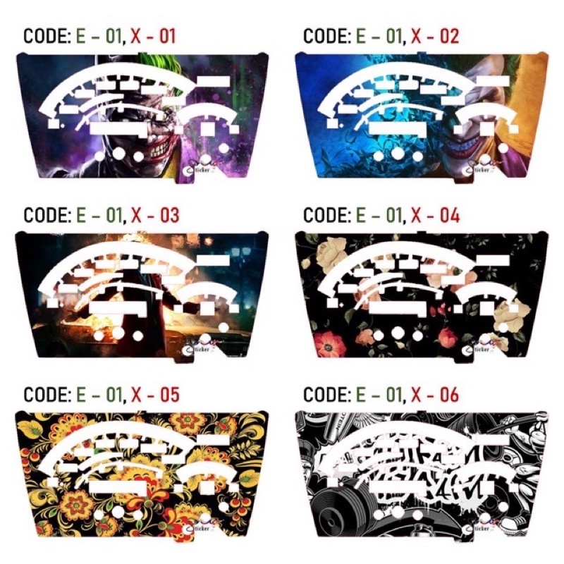 STICKER ONLY!! EX5 First Model Old Model (ED/PAPAN WARNA PURPLE/BIRU ...
