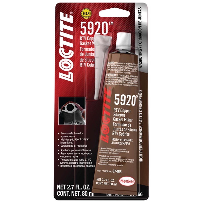 Loctite SI 5920 Copper Gasket Sealant 80ml USA Shopee Malaysia