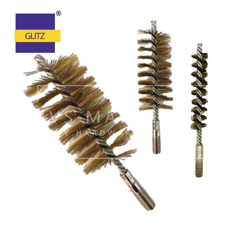 GLITZ BOILER BRUSH / TUBE BRUSH / CLEASING BRUSH / WITH THREAD BRASS