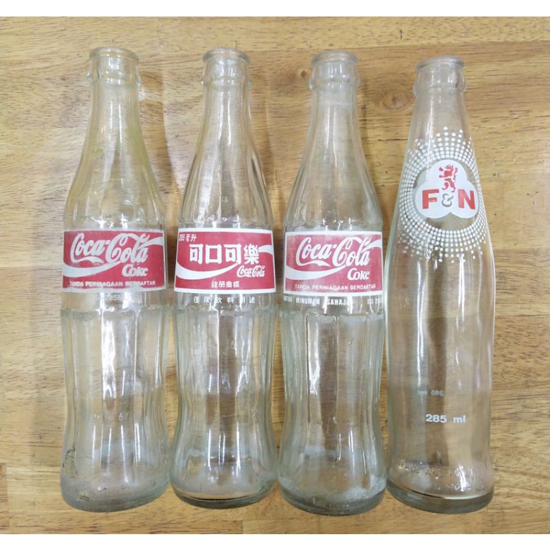 89-99s Vintage Coca-Cola F&N bottle for collection 可口可乐星狮古董旧瓶 | Shopee ...