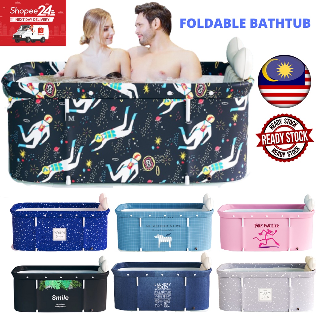 Extra Large Foldable BathTub with Cover Adult Tub Family BathTub Home