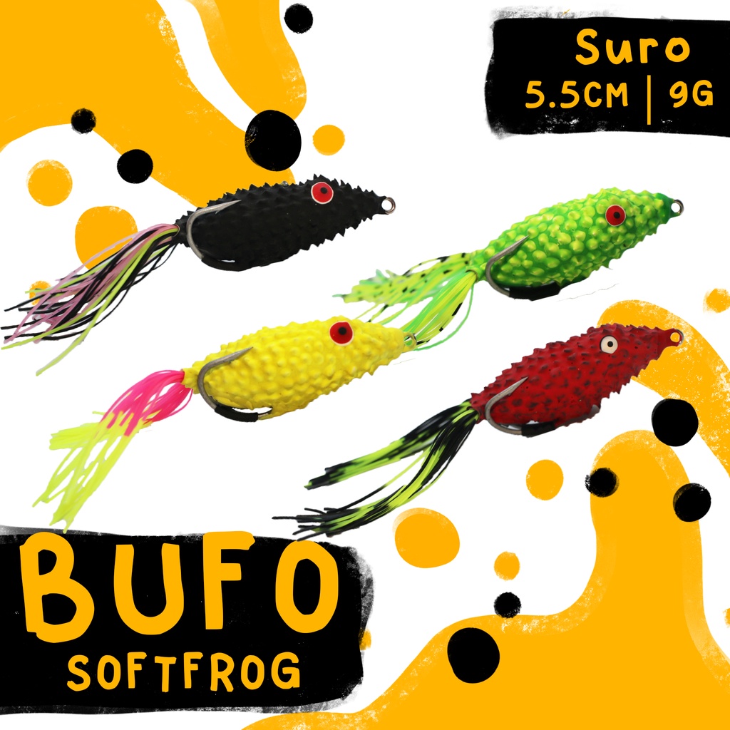 Bufo Soft Frog - SURO Top Water Series 5.5CM 9G - Rengitfisherman