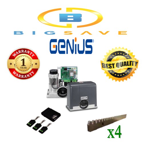 GENIUS GCSL-BLIZZARD-900KIT AC SLIDING MOTOR PACKAGE (MAX 900KG) ( MADE ...