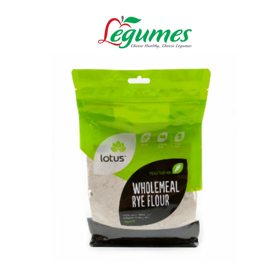 Lotus Rye Flour Wholemeal Organic Black Barley Flour 1kg Shopee Malaysia