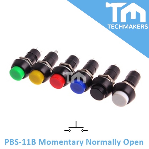 PBS-11B 12mm Momentary switch Push Button Switch 240VAC 3A