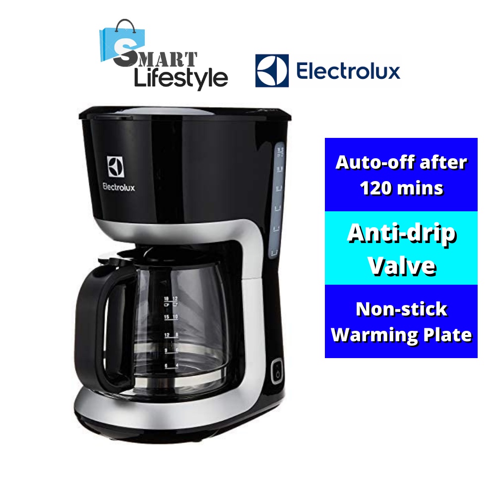 Electrolux ECM3505 EasySense Coffee Maker Shopee Malaysia